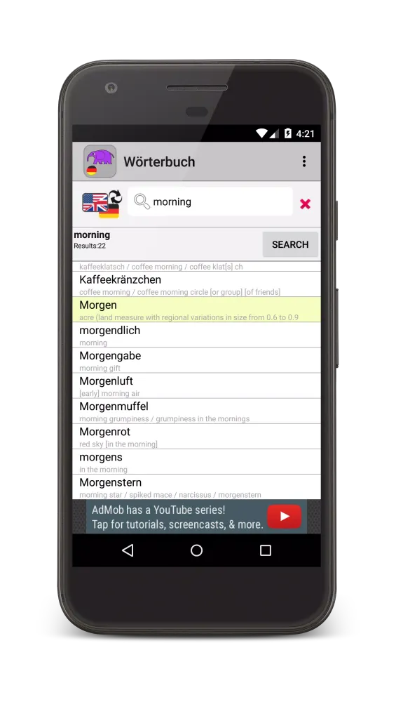 Capturas de pantalla de German Dictionary