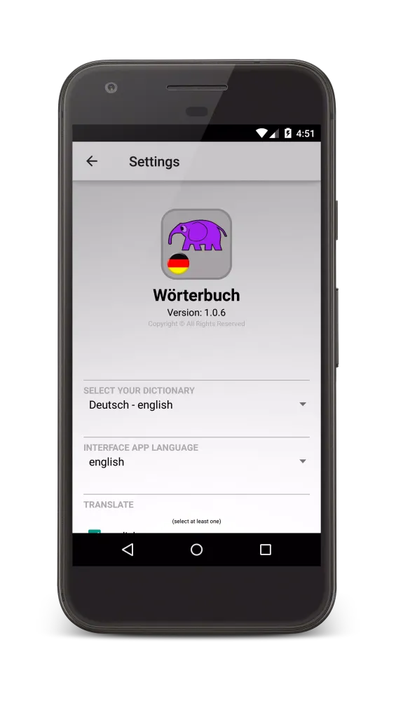 Capturas de pantalla de German Dictionary