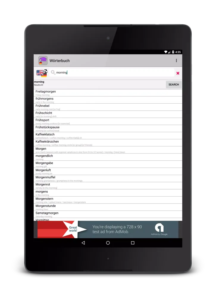 Capturas de pantalla de German Dictionary