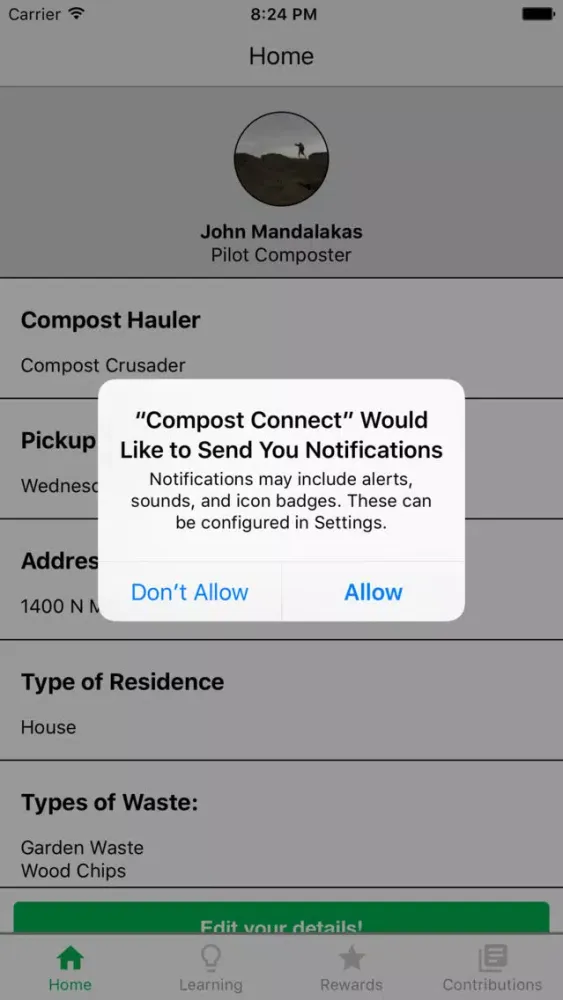 Capturas de pantalla de Compost Connect