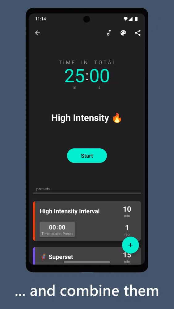 Interval Timer Screenshots