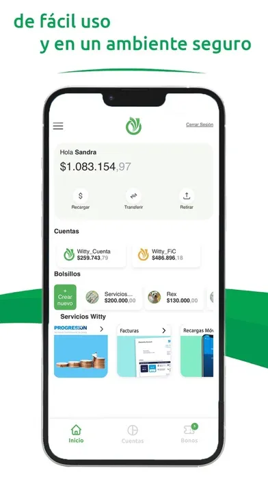 Tangkapan layar Witty Wallet