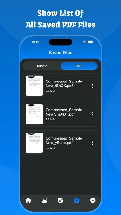 Capturas de pantalla de Compressor: Video, Image & PDF
