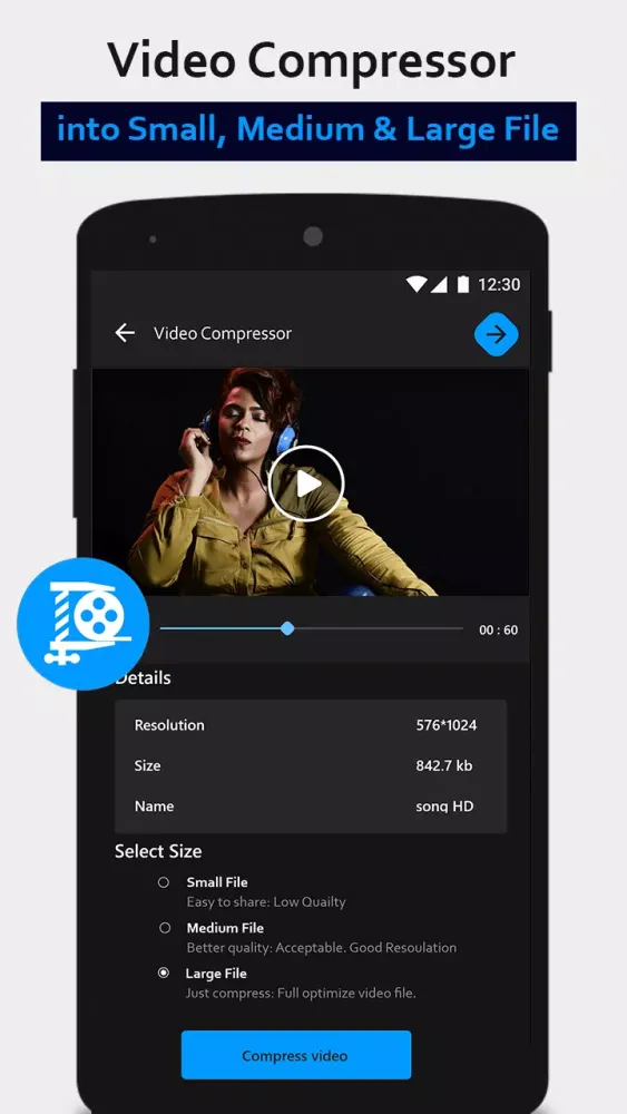 تصاویر Video compressor: MP3 convert