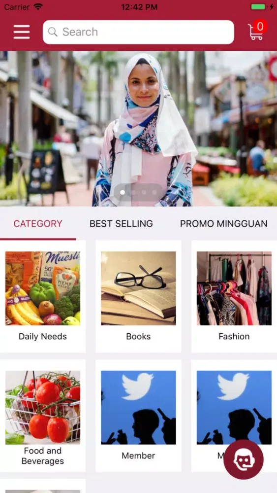 Ảnh chụp màn hình của Mitra Media Store