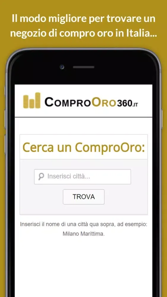 Compro Oro Cerca Negozi স্ক্রিনশট