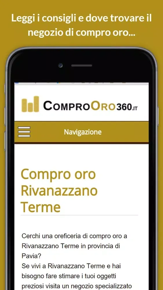Compro Oro Cerca Negozi স্ক্রিনশট