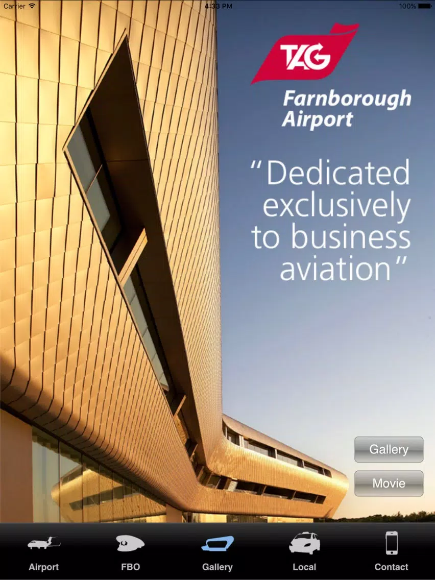 Capturas de pantalla de TAG Farnborough Airport iPad 