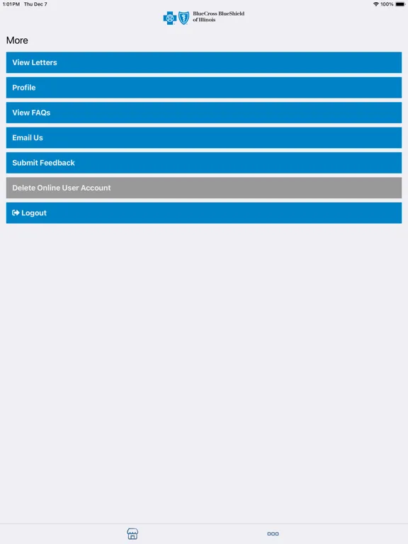 Скриншоты AMS / BCBSIL iPad 