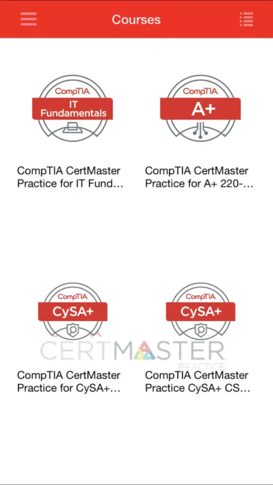 CertMaster Practice Companion 스크린샷