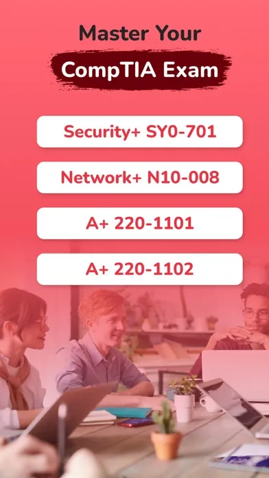 Capturas de tela do COMPTIA Security+,Network+,A+