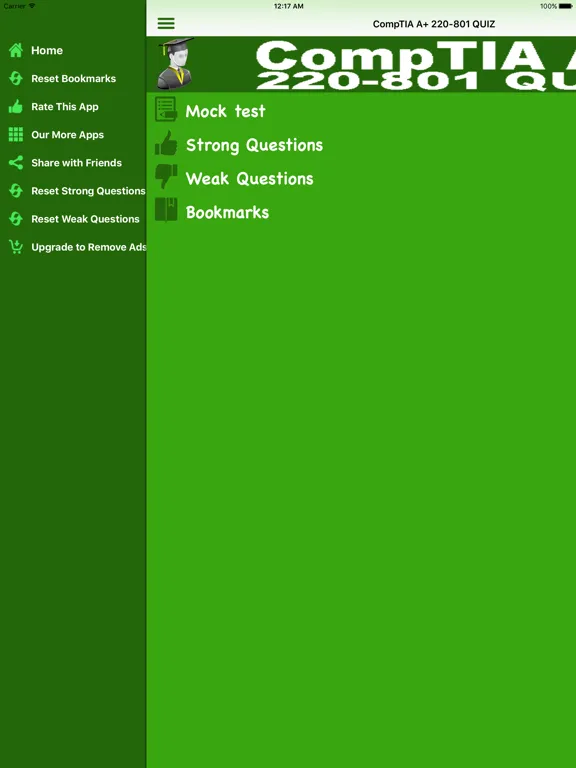 CompTIA A+ 220-801 Exam 1000+ Questions Free iPad  スクリーンショット
