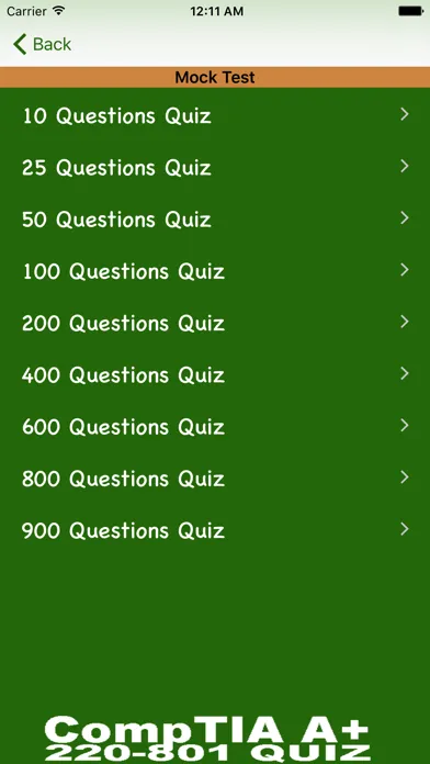 CompTIA A+ 220-801 Exam 1000+ Questions Free スクリーンショット