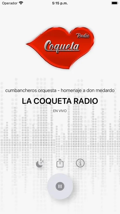Capturas de tela do La Coqueta Radio
