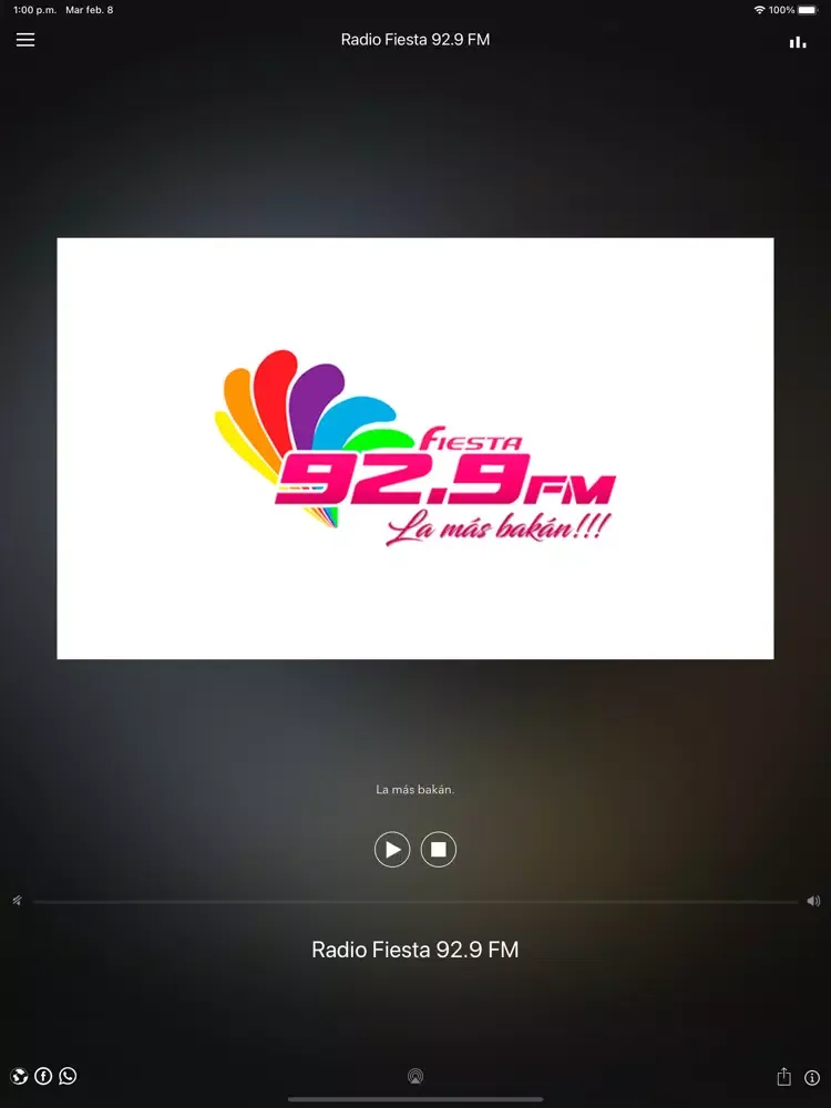 Radio Fiesta 92.9 FM iPad 应用截图