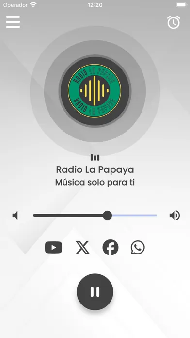 Capturas de tela do Radio La Papaya