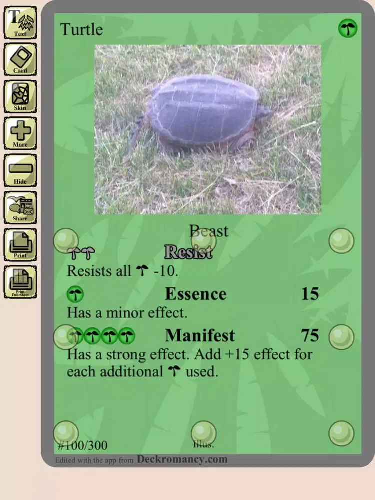 Deckromancy® Trading Card Maker - Craft of the Deckromancer™ with Animated GIF / APNG foil Lite iPad  스크린샷
