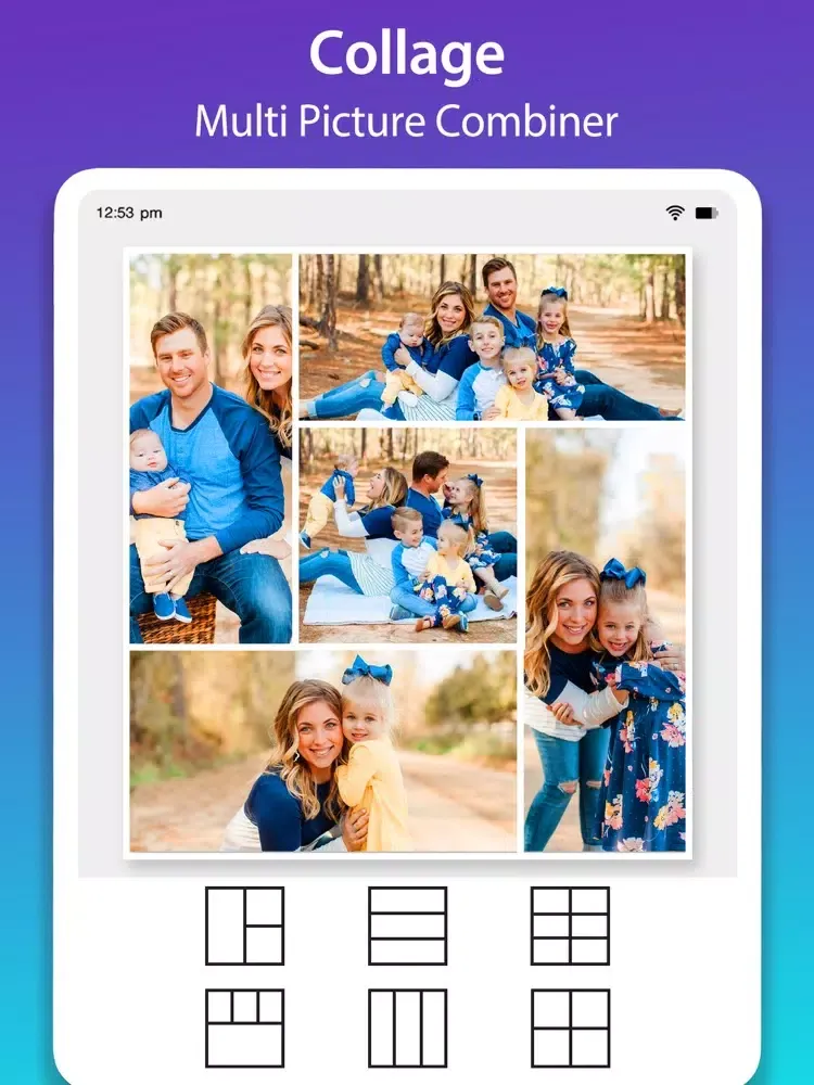 Ảnh chụp màn hình của Collage Photo Combiner Maker iPad 