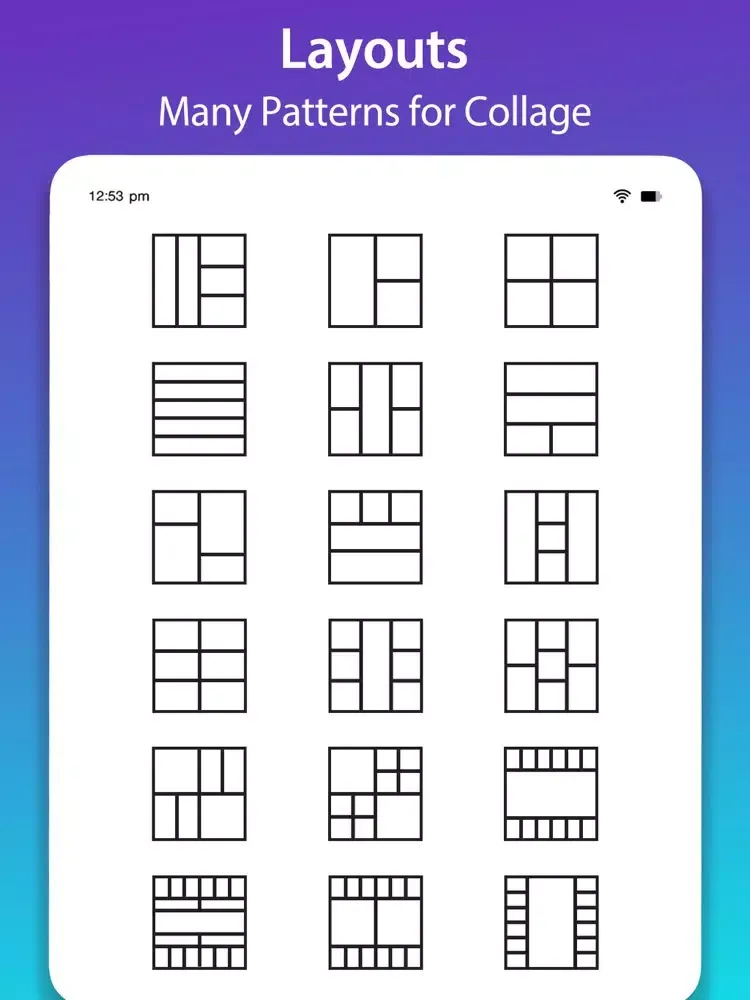 Ảnh chụp màn hình của Collage Photo Combiner Maker iPad 
