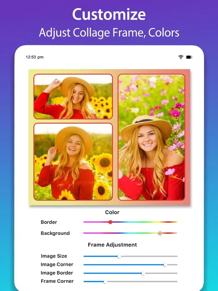 Ảnh chụp màn hình của Collage Photo Combiner Maker iPad 
