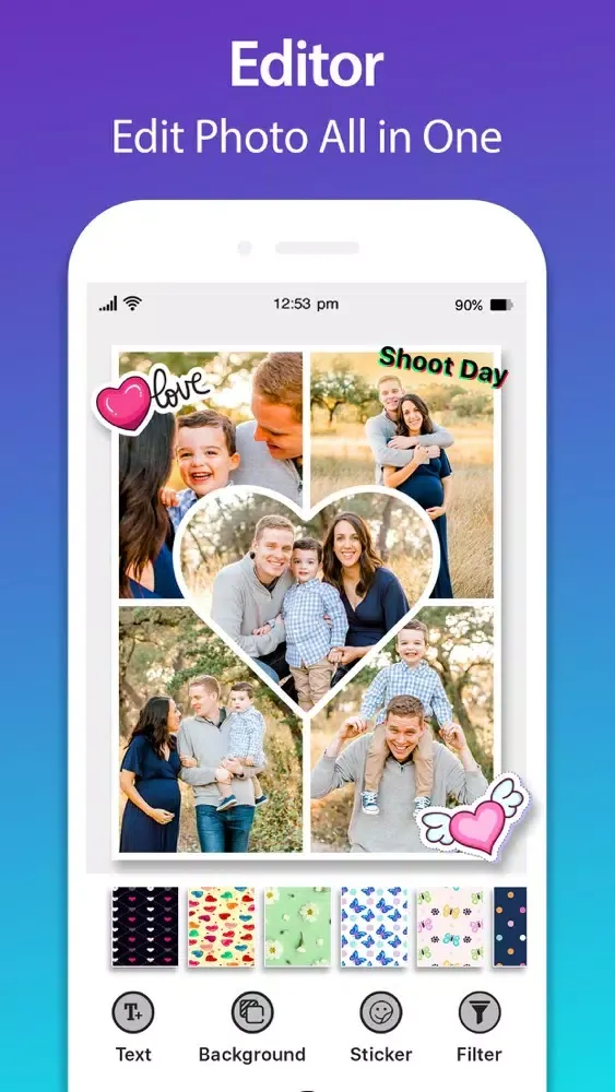 Ảnh chụp màn hình của Collage Photo Combiner Maker