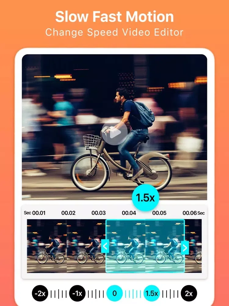 Video Motion Slow Fast Editor iPad  سکرین شاٹس