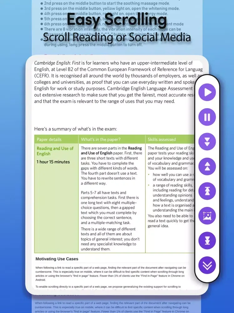 صور Automatic Scroll Auto Scroller iPad 