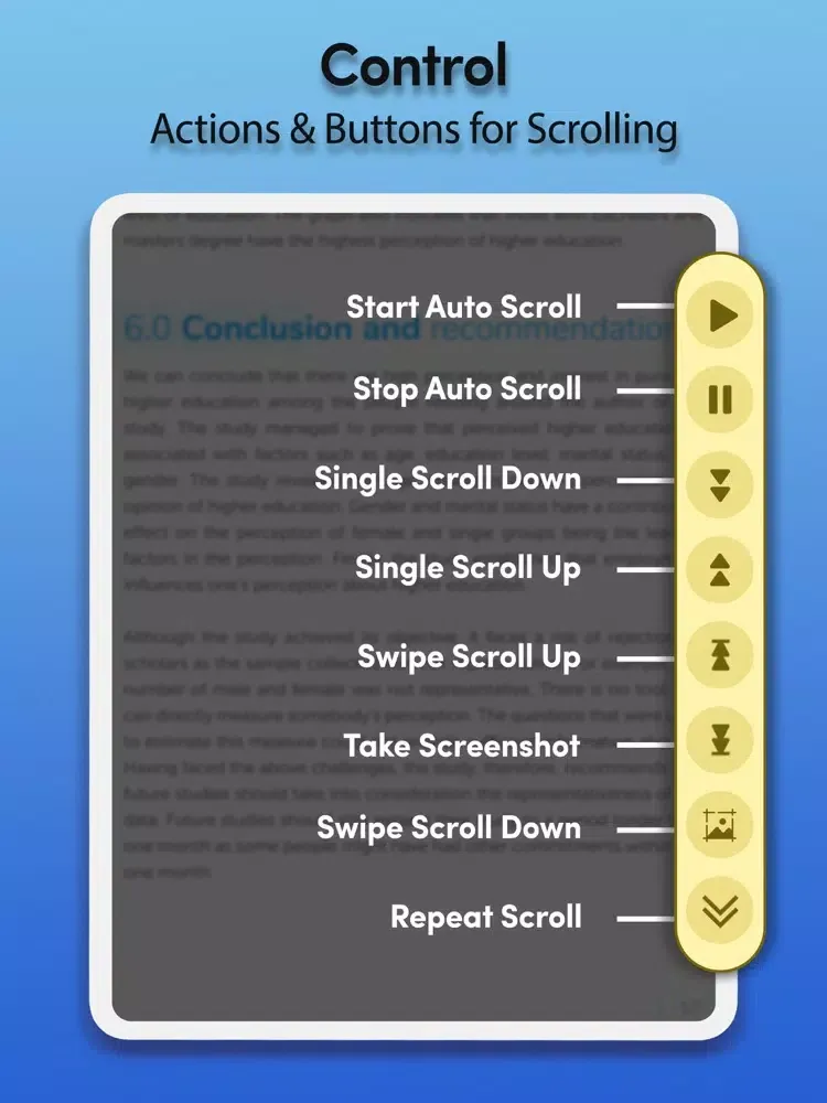 صور Automatic Scroll Auto Scroller iPad 