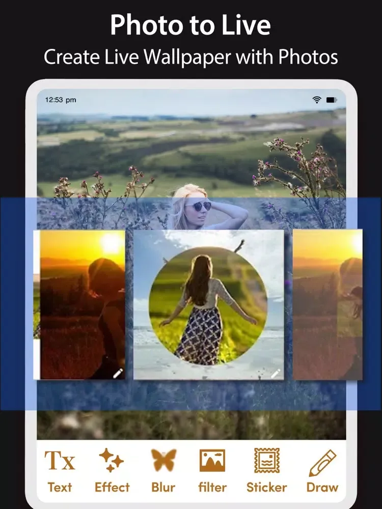 Video Wallpaper Photo to Live iPad 应用截图