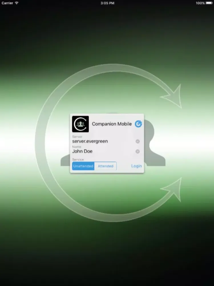 Capturas de tela do Companion Mobile iPad 