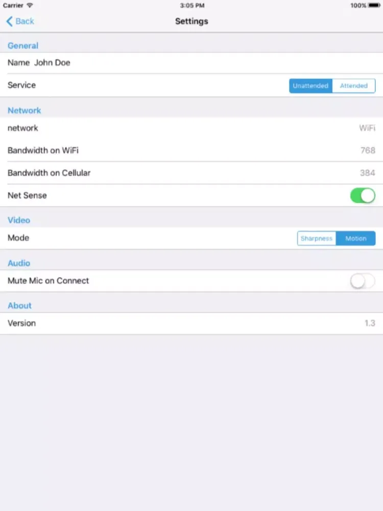 Capturas de tela do Companion Mobile iPad 