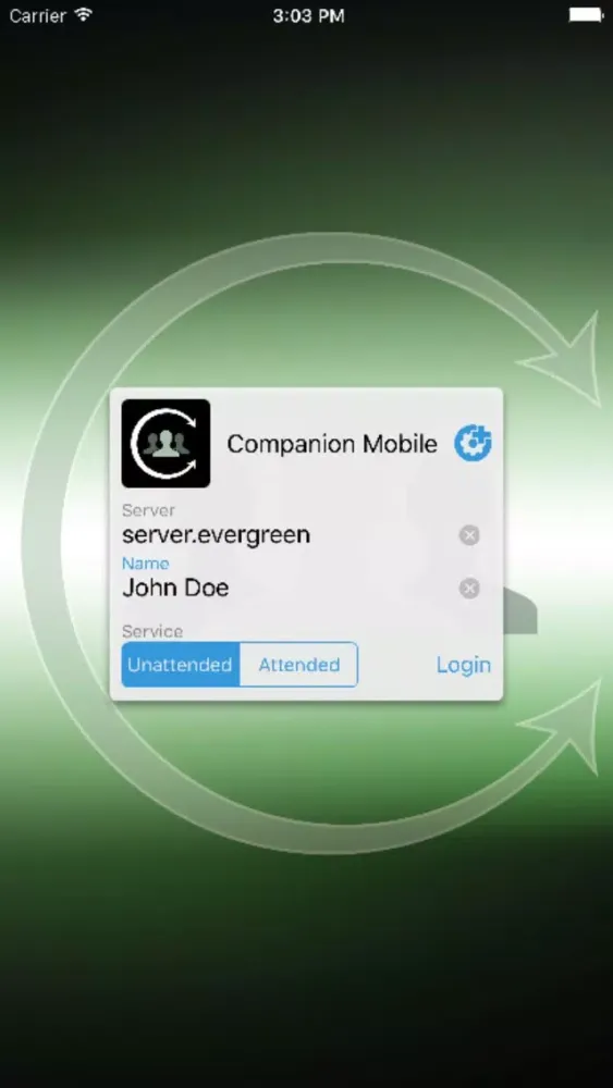 Capturas de tela do Companion Mobile