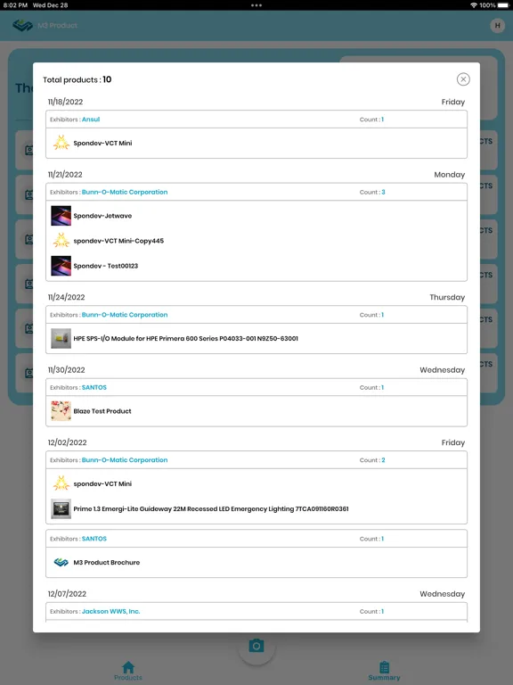 Screenshot di M3 Product iPad 