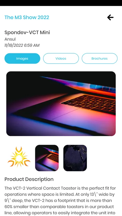 Screenshot di M3 Product