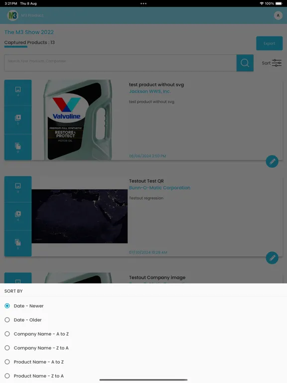 M3 Product Staging iPad  স্ক্রিনশট