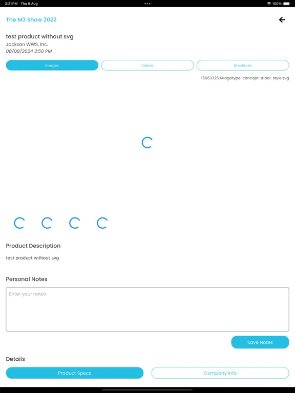 M3 Product Staging iPad  স্ক্রিনশট