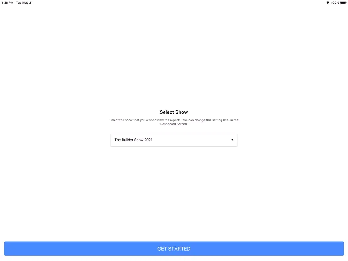 Screenshot di RegTrac iPad 