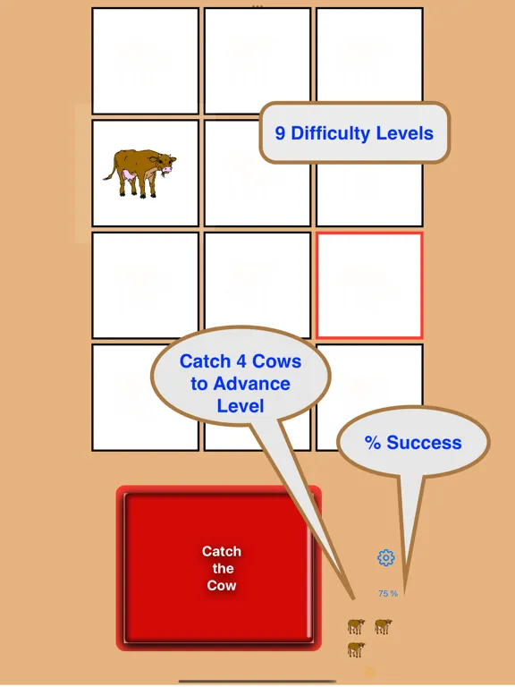 Catch The Cow iPad  Screenshots
