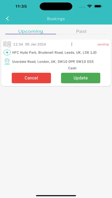 Freds private hire Screenshots