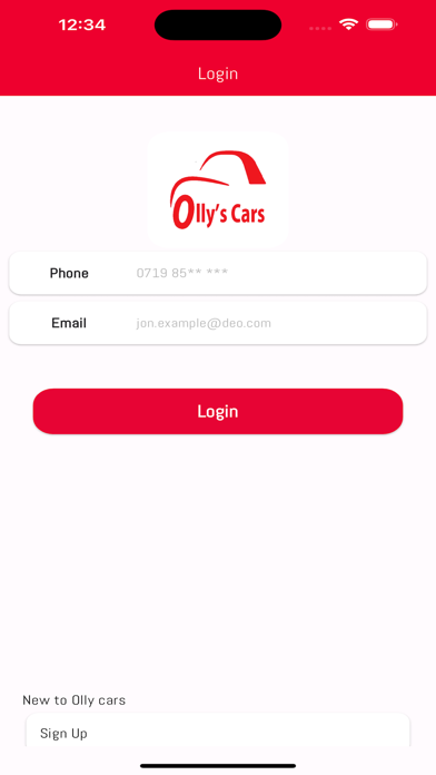 Tangkapan layar Ollys airport cars Ltd
