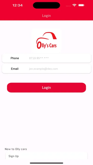 Ollys airport cars Ltd スクリーンショット