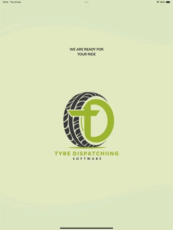 ภาพหน้าจอของ Tyre Dispatch Software iPad 