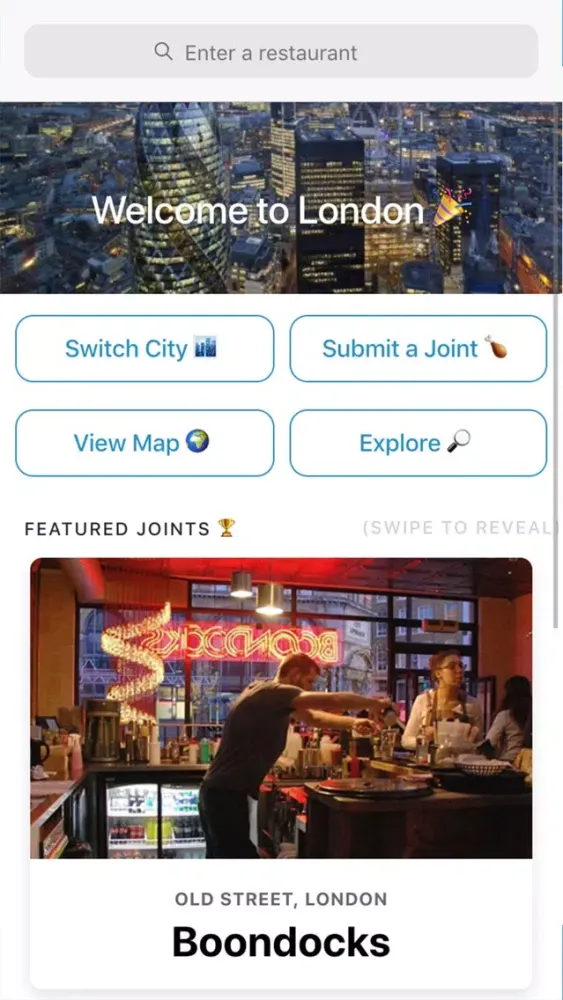 Zrzuty ekranu Halal Joints