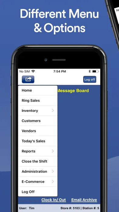 Lightning Online POS Screenshots