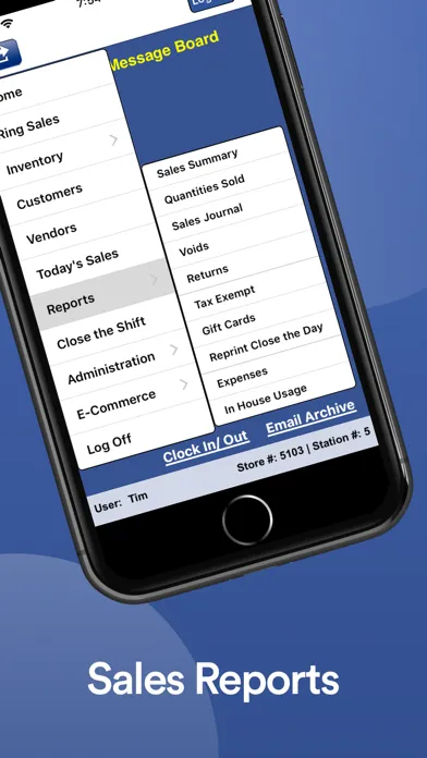 Lightning Online POS Screenshots