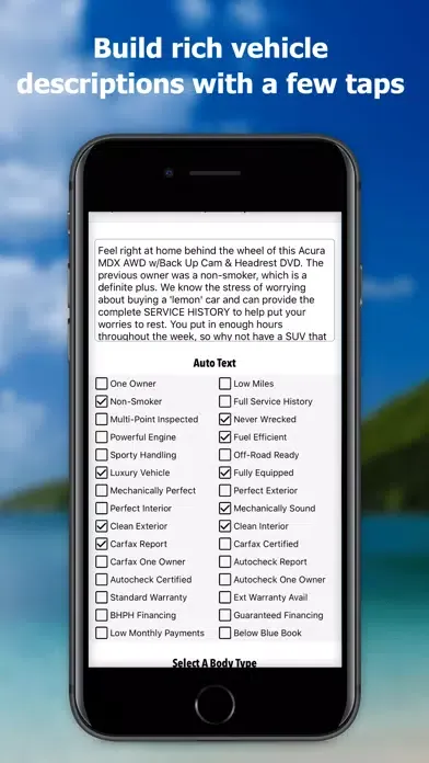 Tangkapan layar ComSoft Mobile Dealer