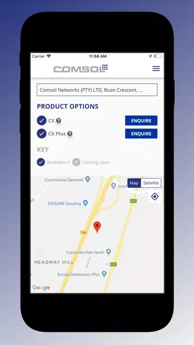 Capturas de pantalla de Comsol Coverage