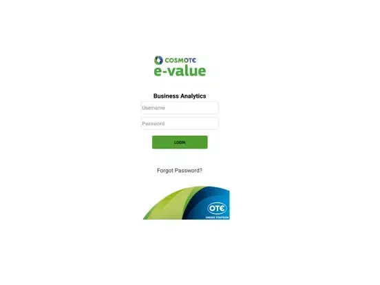 Ảnh chụp màn hình của Business Analytics iPad 