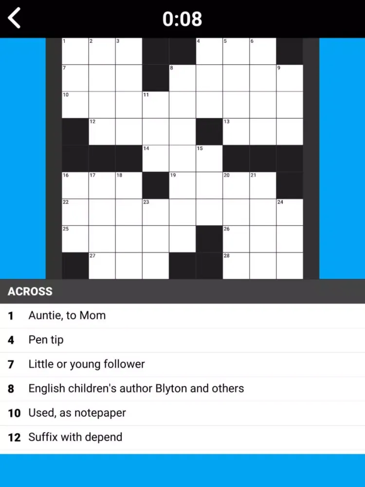 Screenshot di King of Crossword iPad 