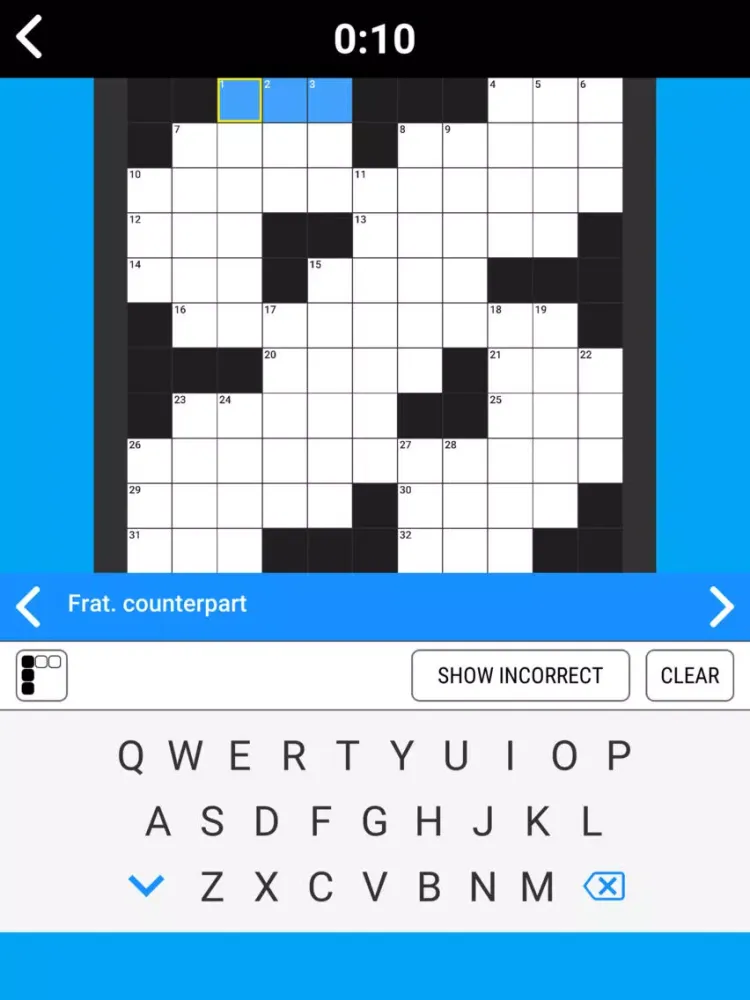 Screenshot di King of Crossword iPad 